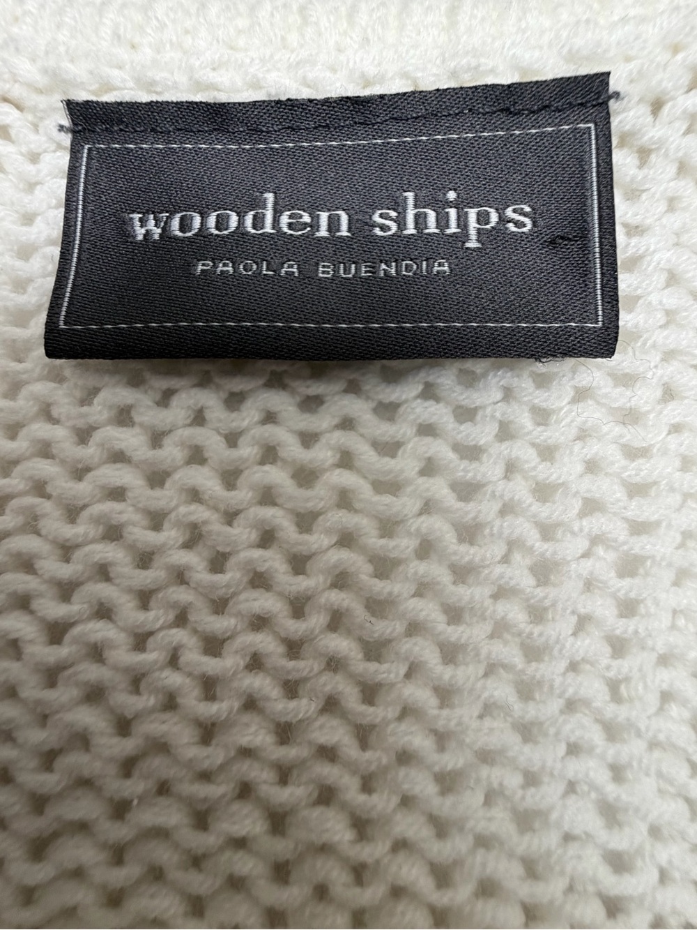 Wooden Ships Paola Buendia “Pocket Full Of Sunshine” Sweater M Coastal Whimsical - Picture 2 of 10